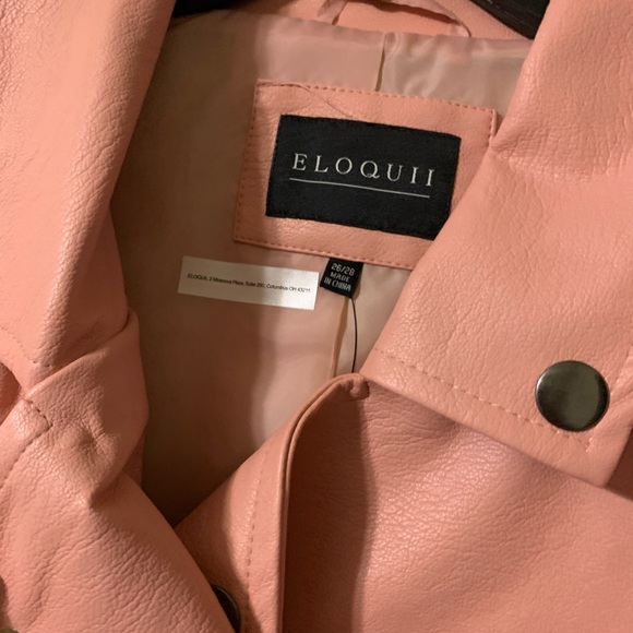 ELOQUII Faux Leather Moto Jacket - Picture 4 of 6